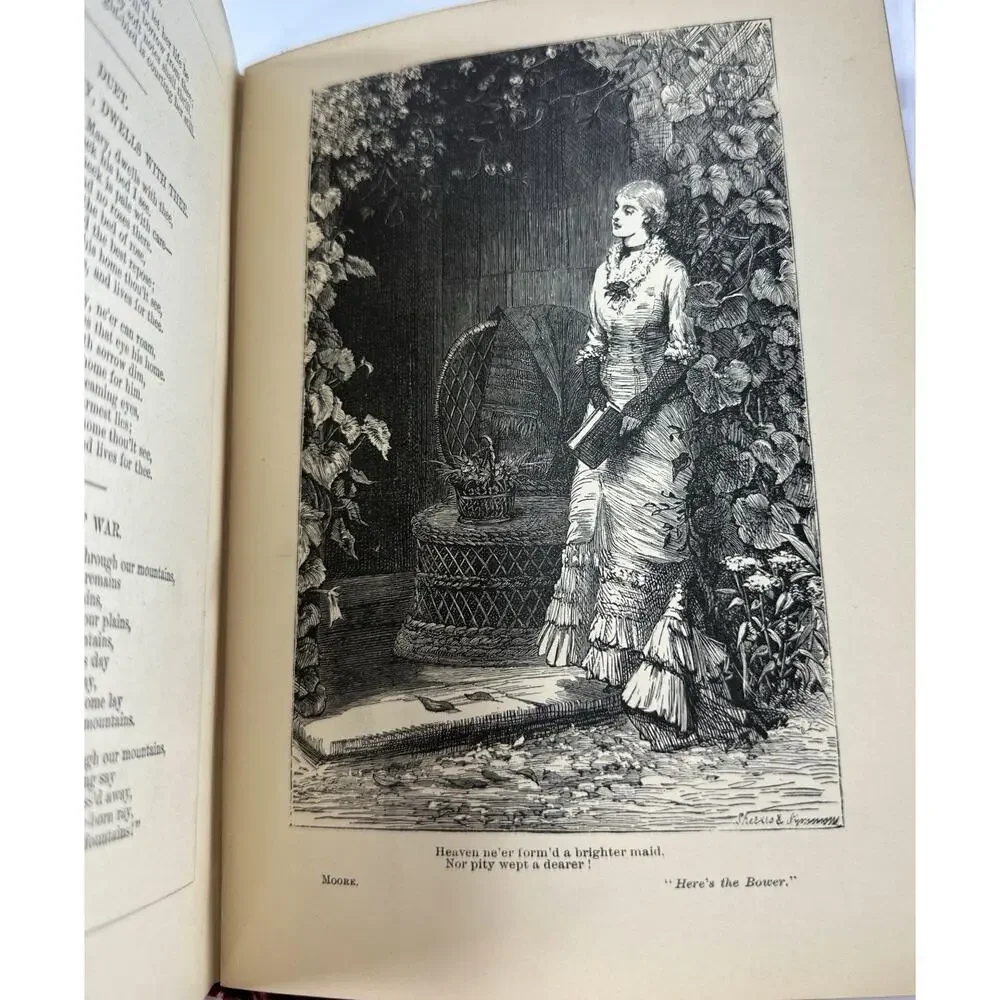 Antique Irish Melodies and Sacred Songs Thomas Moore Illustrated Victorian HC